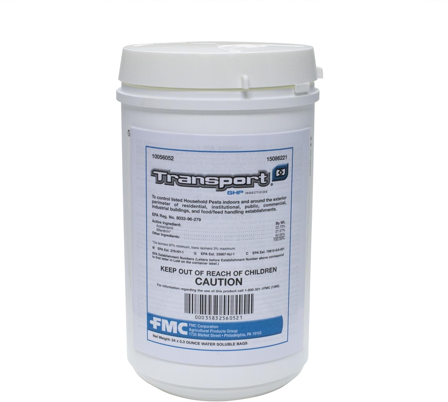 Transport GHP insecticida Tarro (S) (24 x .3oz Paquetes): Amazon ...