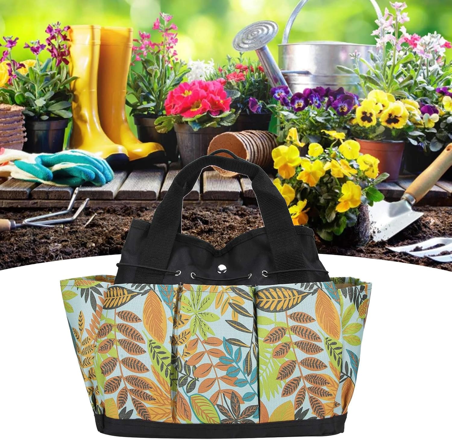 Gardening Tool Tote, Portable Gardening Tool Storage Bag, for Gardening