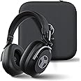 TREBLAB U5 - Hybrid Active Noise Cancelling Headphones Over-Ear Bluetooth 5.3, 55H Battery, Deep Bass, Multipoint, IPX4, Foldable, Mic for Calls, Wireless Headphones Foldable for Travel, Gym, Work
