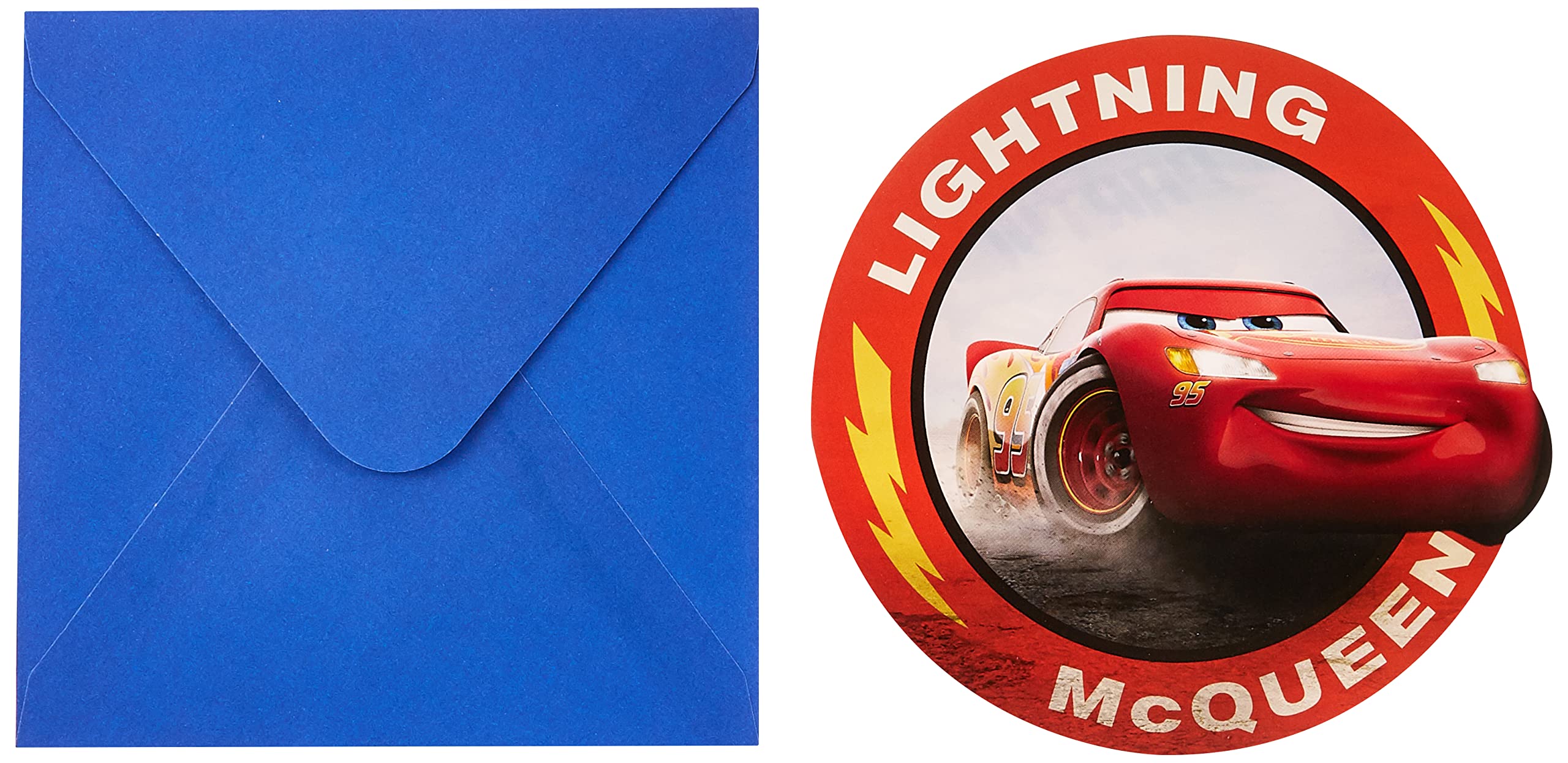 Invitations Cars Legends - 6 Pieces