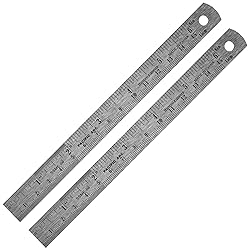 Pacific Arc 6 Inch Stainless Steel Ruler with