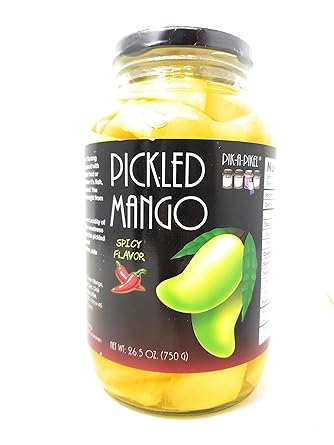 Amazoncom  Pik-A-Pikel Pickled Mango Spicy Flavor 750g  Grocery 