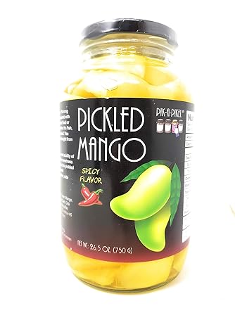 Amazoncom  Pik-A-Pikel Pickled Mango Spicy Flavor 750g  Grocery