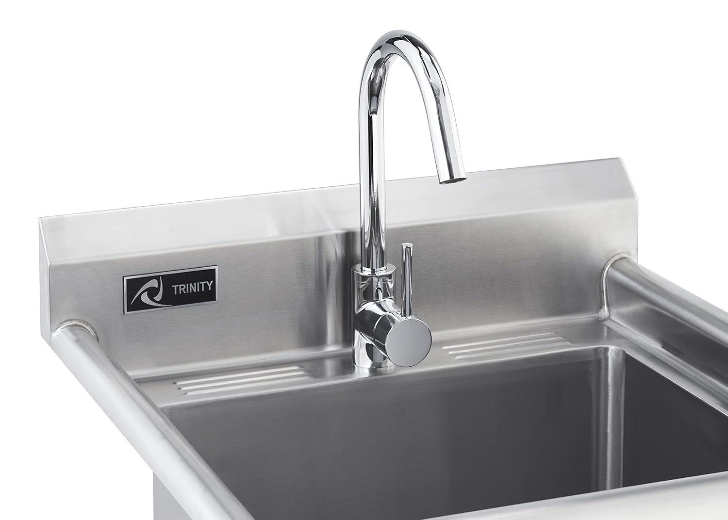Tools & Home Improvement W x 23.3 D x 46 H TSL0301 Trinity Stainless Steel Utility Sink Kitchen