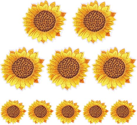 sunflower embroidered jeans