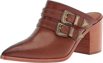 frye leather mules