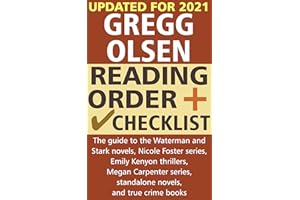 Gregg Olsen Reading Order and Checklist: The guide to the Waterman and Stark novels, Nicole Foster series, Emily Kenyon thril