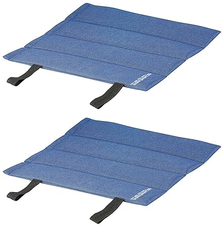 PEARL Sitzunterlage: Faltbares Iso-Sitzkissen, 2er- Set (Thermokissen)