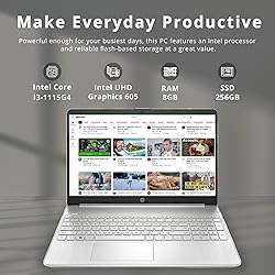 HP 2022 15.6" HD BrightView Laptop, Intel Pentium