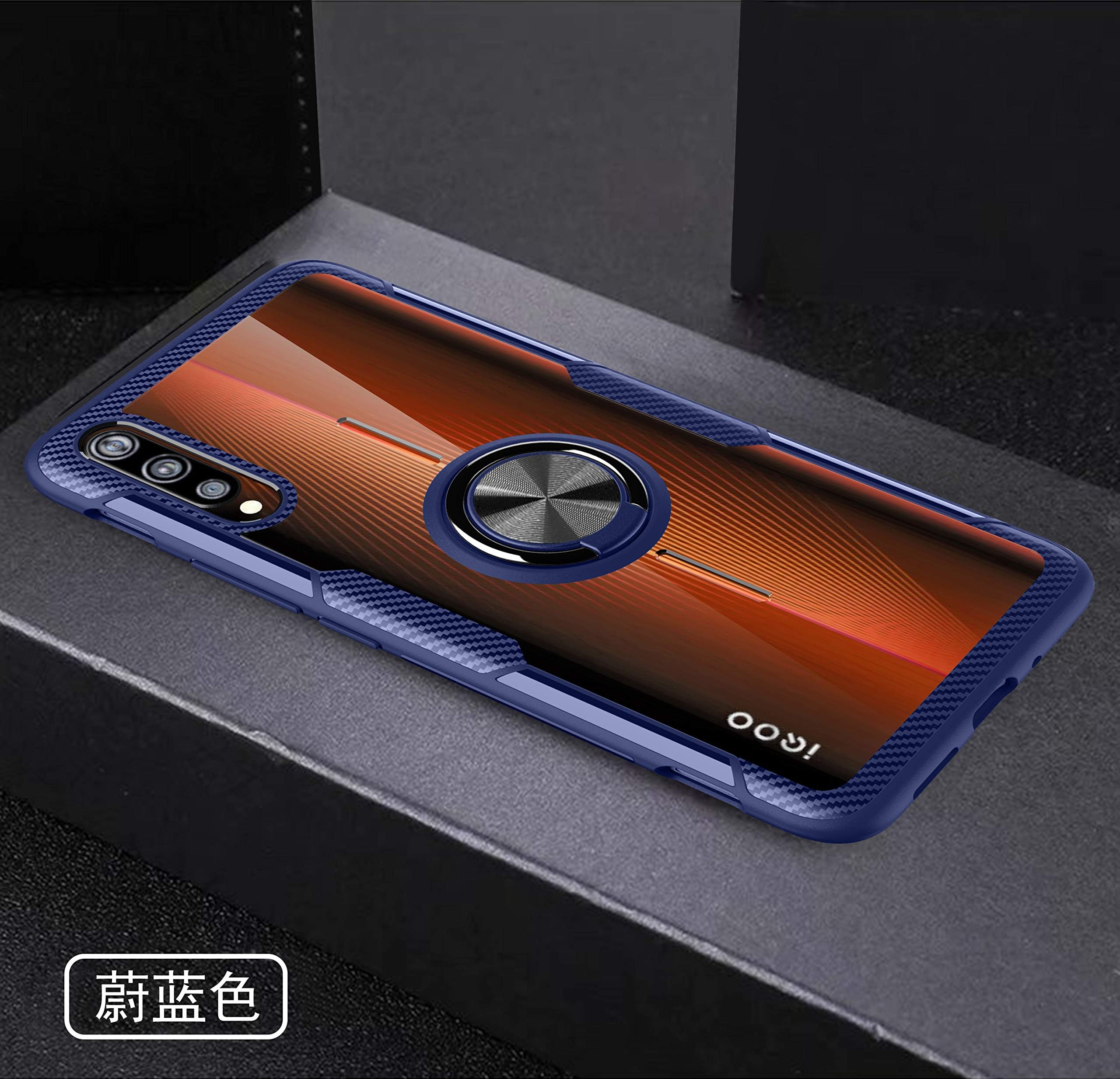 Swdan Compatible with OPPO F7 Case, [Military Drop Tested Defense] with Magnetic Ring Holder,Double Protection Cover - Personalised Shockproof Armour Phone with Screen Protector