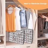 ANSIO Large Laundry Bags 5 Pack 60L x 25W x 50H cm with Zips Storage view 5