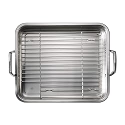 Tramontina Rectangular Roasting Pan with Basting