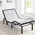 HIGREENA Adjustable Bed Frame with Massage, Zero Gravity Adjustable Bed Base with 4 USB Ports & Under-Bed Night Light, Storage Pocket, Wireless Remote Control, Twin XL Size