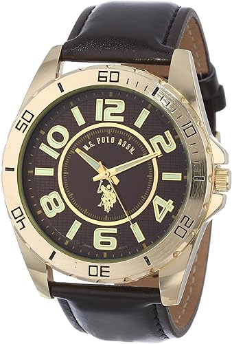 us polo leather watches