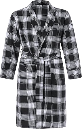 mens flannel robes sale
