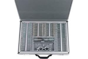 UCanSee 266 pcs Optical Trial Lens Set Kit Metal Rim Aluminum Case