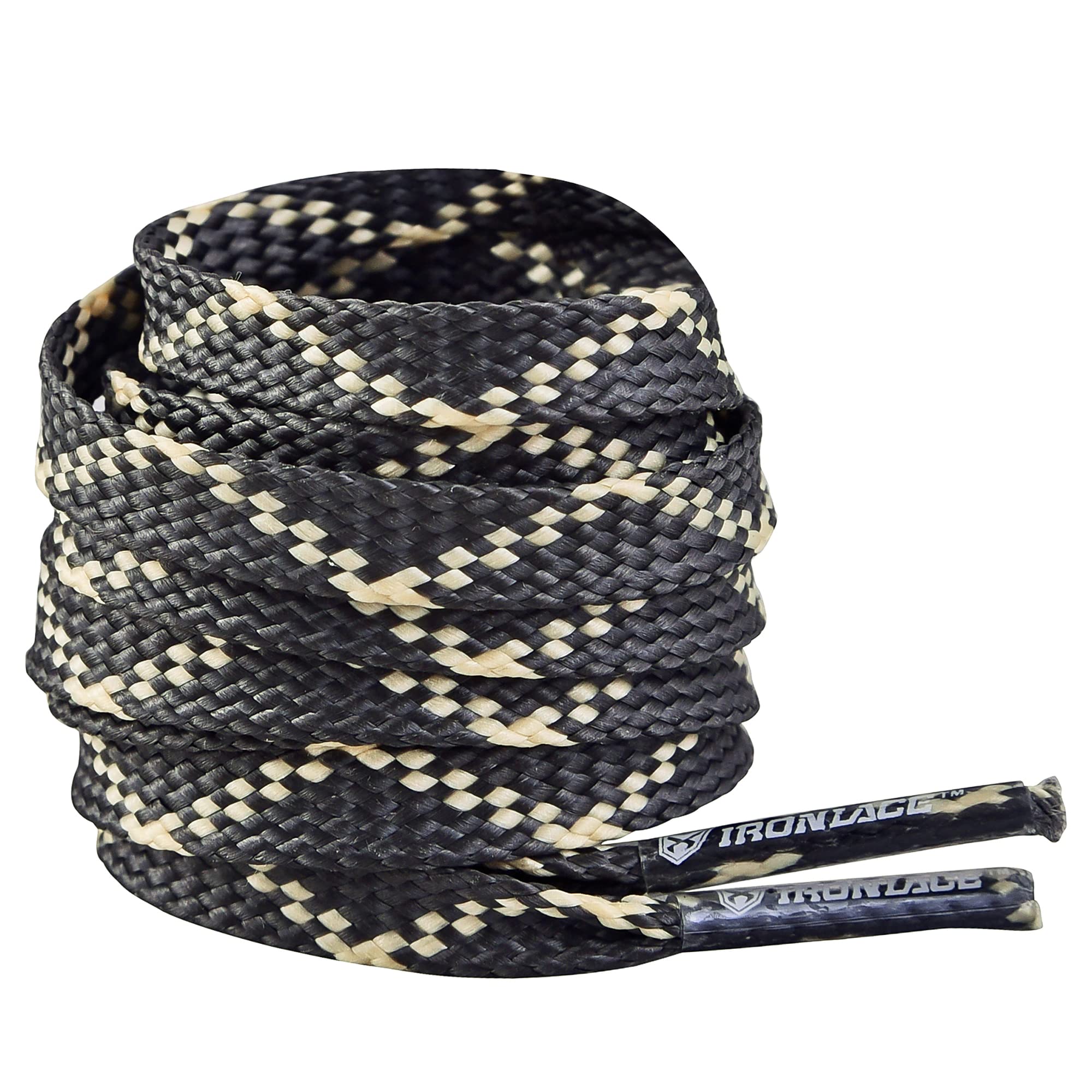 IRONLACE Unbreakable Flat Shoelaces Indestructible, Heavy-Duty