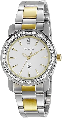 Guess Analog Champagne Dial Women's Watch-W1148L2