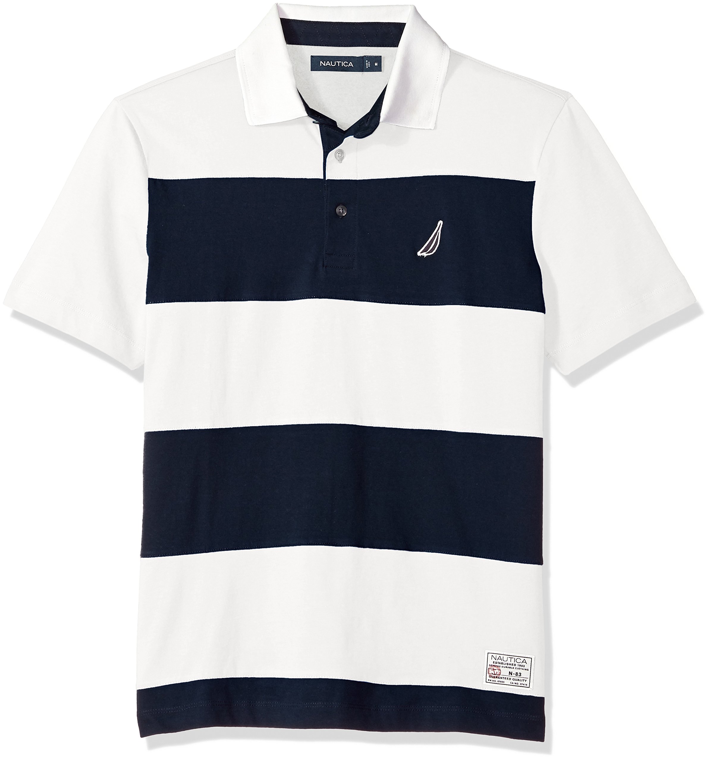 Nautica Classic Fit Cotton Jersey Striped Polo Shirt Nautical Fashions