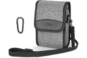 KIWIFOTOS Compact Camera Case Travel Pouch for Lumix ZS99 Sony RX100 VI ZV-1 II ZV-1F Ricoh GR IV III Canon SX740 G7XIII TG-6