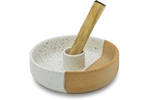 Bursera Terracotta Palo Santo Holder, Tree Planted with Every Order, Ceramic Palo Santo Burner Wood Stand, Incense Stick Burning Tray