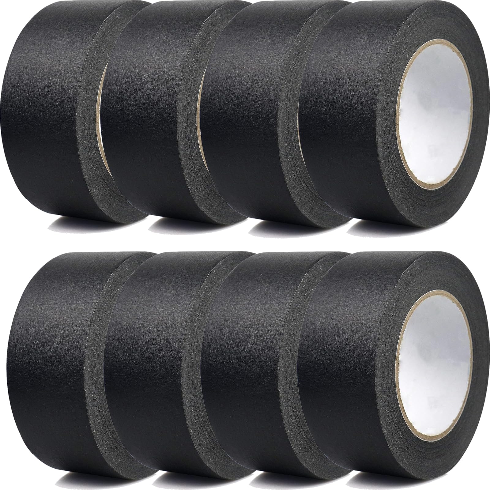 ZALUJMUS Multi-Surface Premium Masking Tape, Decorating Painters Tape for Artist Indoor 30m*5cm, Black (8)