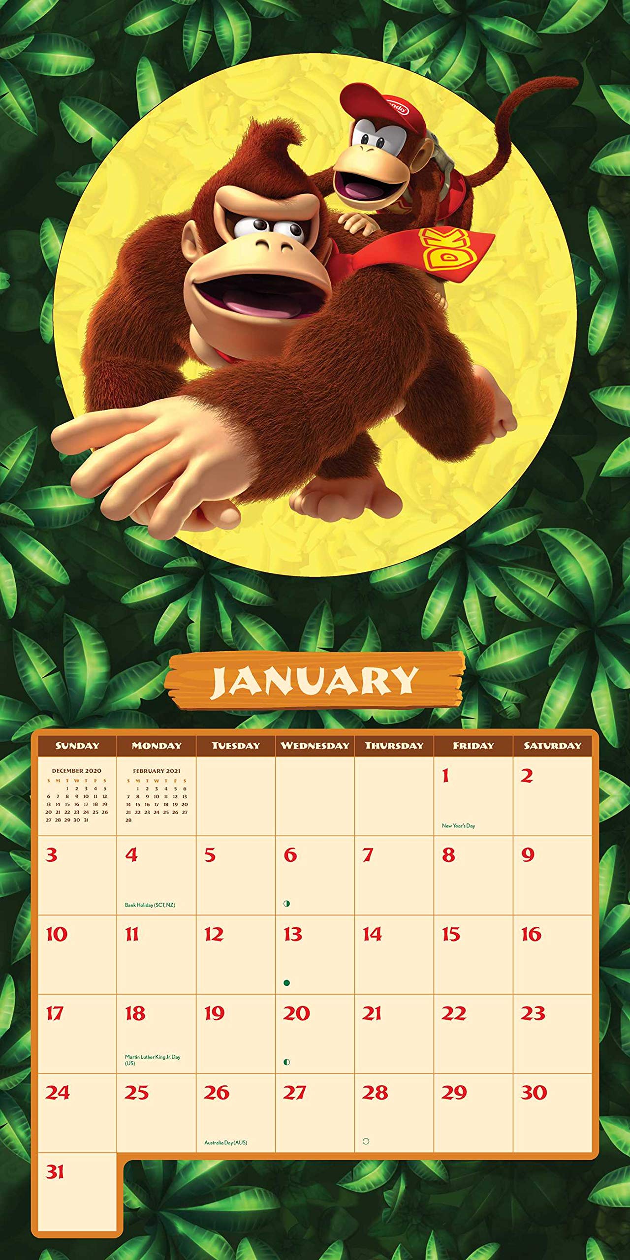 Donkey Kong 21 Wall Calendar Amazon Co Uk Nintendo Books Donkey Kong 21 Wall Calendar Amazon Co Uk Nintendo Books