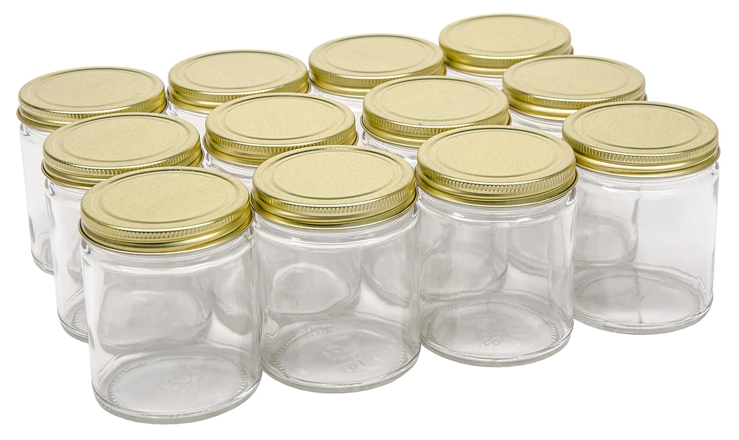 Jars North Mountain Supply 9 Ounce Glass Straight Sided Mason Canning