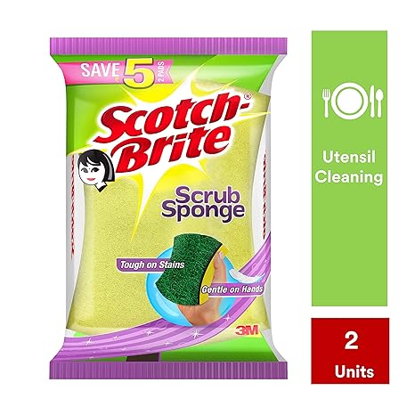 Scotch-Brite Scrub Sponge (Large) - Set of 2Pcs