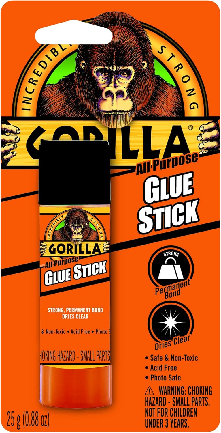 Gorilla All Purpose Glue Stick, 25 gram (Pack of 1): Home Improvement