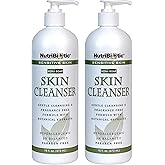 NutriBiotic – Sensitive Skin Non-Soap Skin Cleanser, 16 Oz Twin Pack with GSE (Citricidal) | pH Balanced, Hypoallergenic & Biodegradable | Free of Parabens, Sulfates, Dyes, Colorings & Fragrance