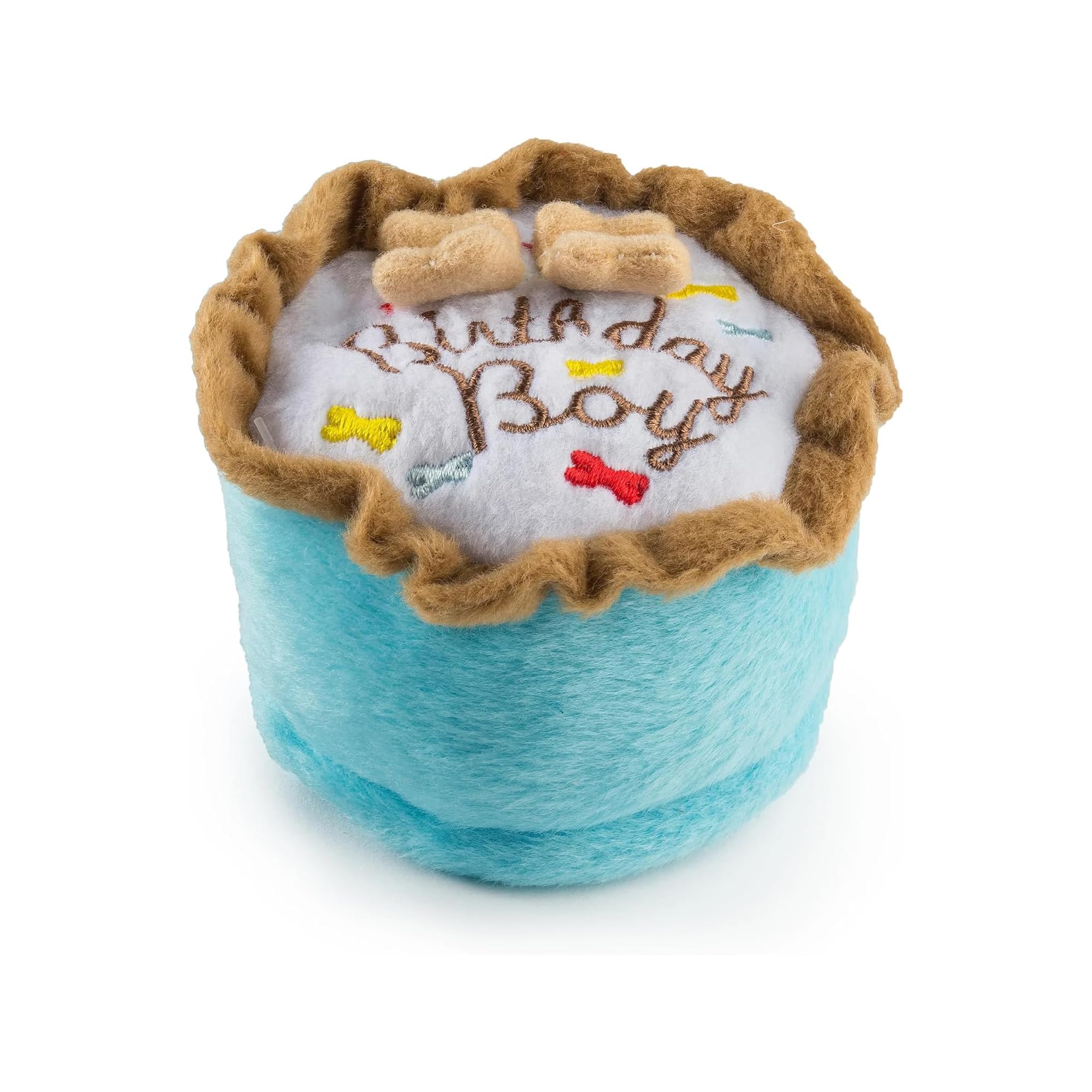 Haute Diggity Dog Birthday Collection – Soft Plush Celebration Dog Toys with Squeaker and Fun, Colorful, Unique Parody Designs Made from Safe, Machine-Washable Materials for All Dog Breeds & Sizes