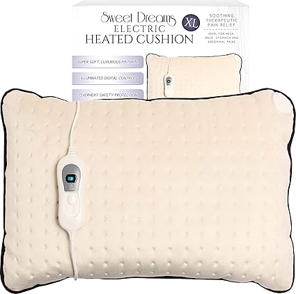 Sweet Dreams Electric Heated Cushion Extra Large Xl Pillow Heat