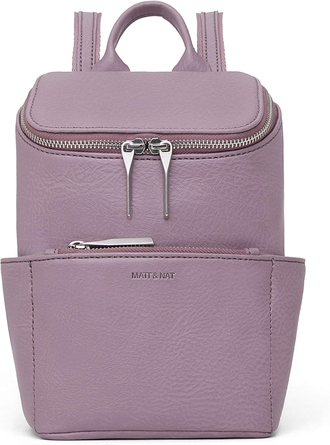 Matt & Nat Vegan Handbags, Brave Mini Dwell Backpack, Amethyst (Purple