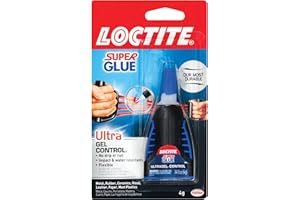 Loctite Super Glue Ultra Gel Control, Clear Superglue, Cyanoacrylate Adhesive Instant Glue, Quick Dry - 0.14 fl oz Bottle, Pack of 1