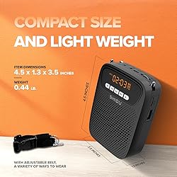 15W Portable Mini Voice Amplifier with Lapel