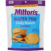 Milton's, Zesty Ranch Gluten Free Crackers, 4.5 Ounce