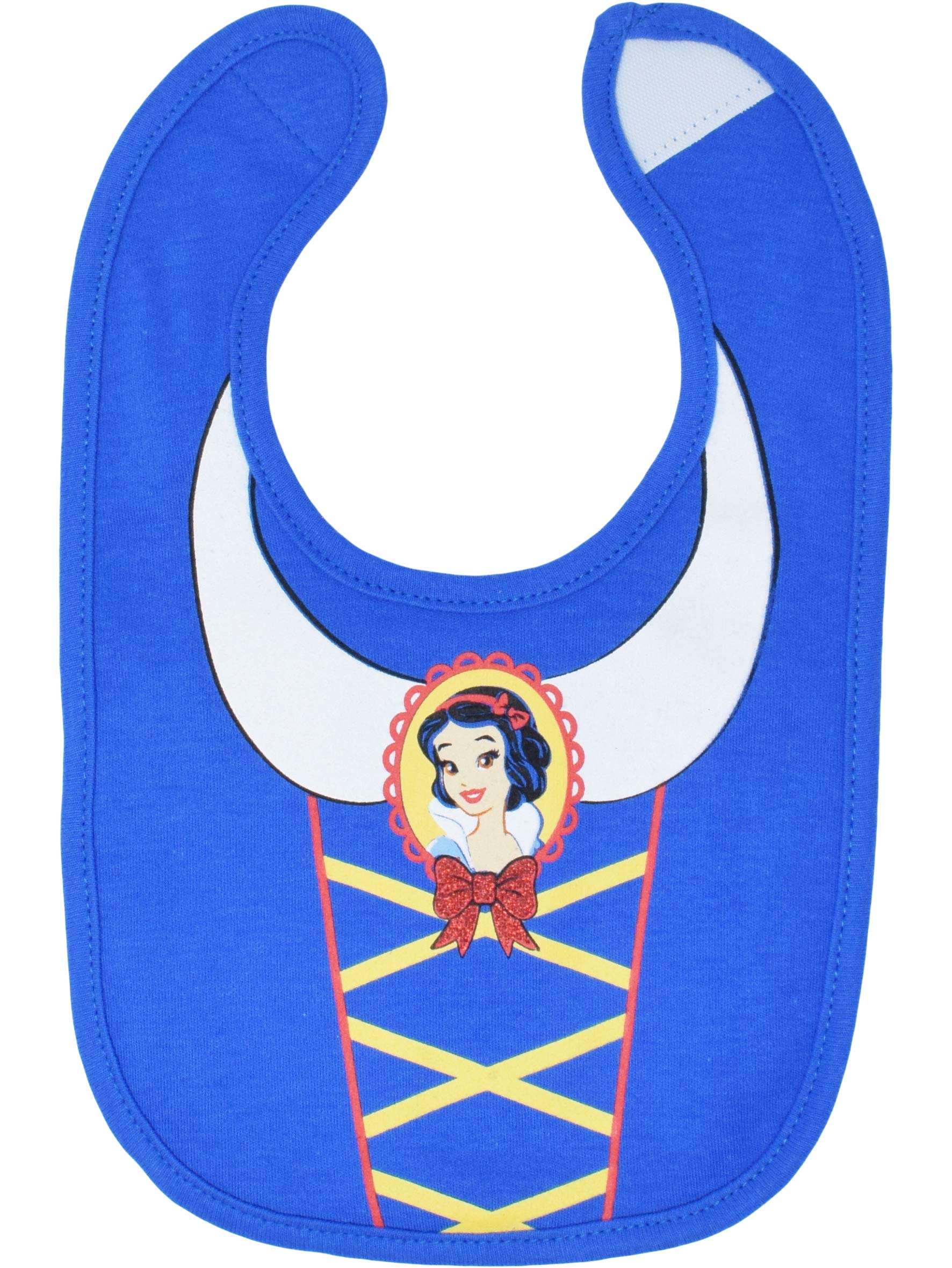 Disney Snow White Aurora Princess Belle Princess Ariel Princess Cinderella 5 Pack Bibs One Size