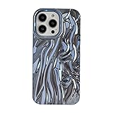 Caseative for iPhone 14 Pro Max Case,Pleated Water