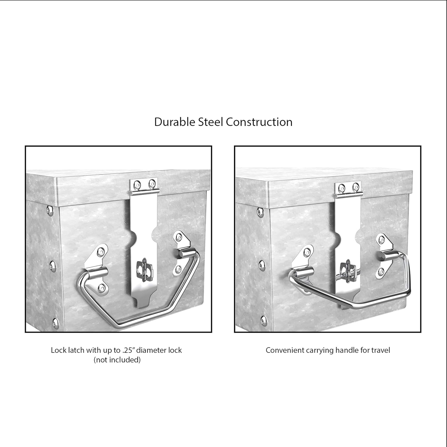 Stalwart 75-005 Metal Storage Lock Box, 12": Home Improvement