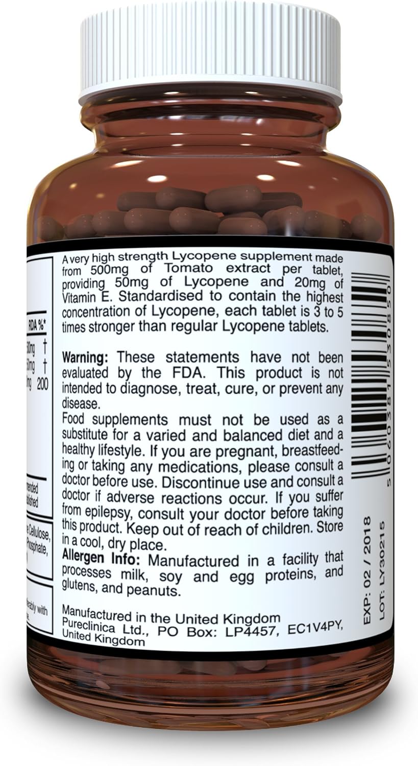 Lycopene 50mg - 360 Tablets (2 x 180), 180 count (Pack of 2) - Image 3