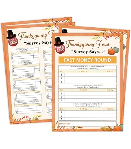 Big Dot Of Happiness Thanksgiving Selfie Scavenger Hunt Game - Set Of 12 Pumpkin-Shaped Cards For Fall Parties - View #5