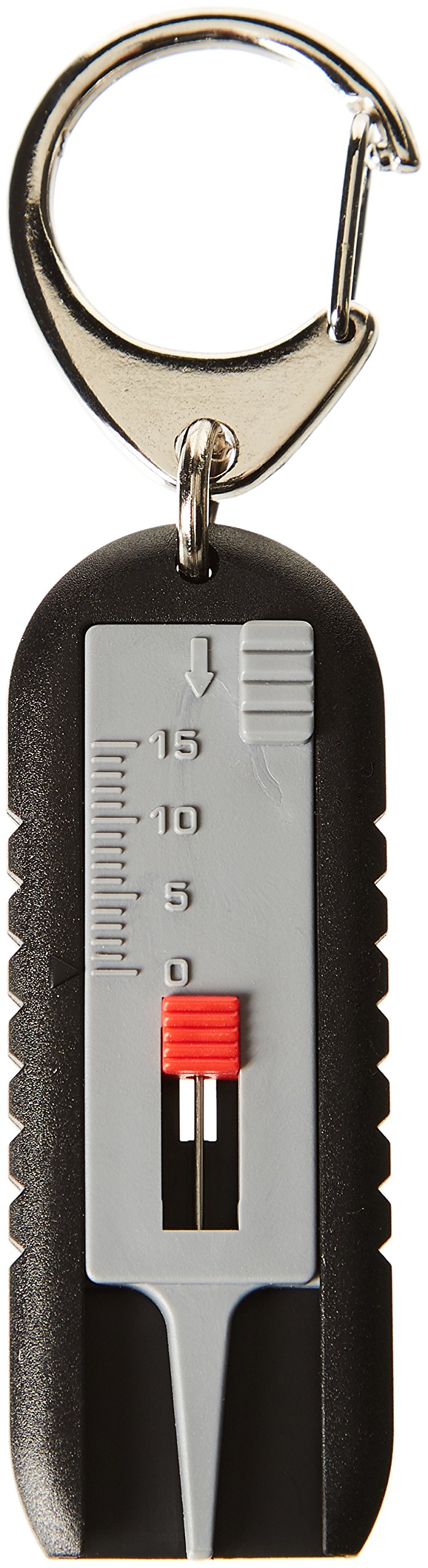 hr-imotion tire tread gauge incl. Cleaning pen for wiper nozzles [Made in Germany | Keyring] - 12510001