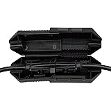 Black CordSafe Electrical Extension Cord Protective Safety Cover Water-Resistant, Indoor Outdoor, Cord Fastening, Cord Retent