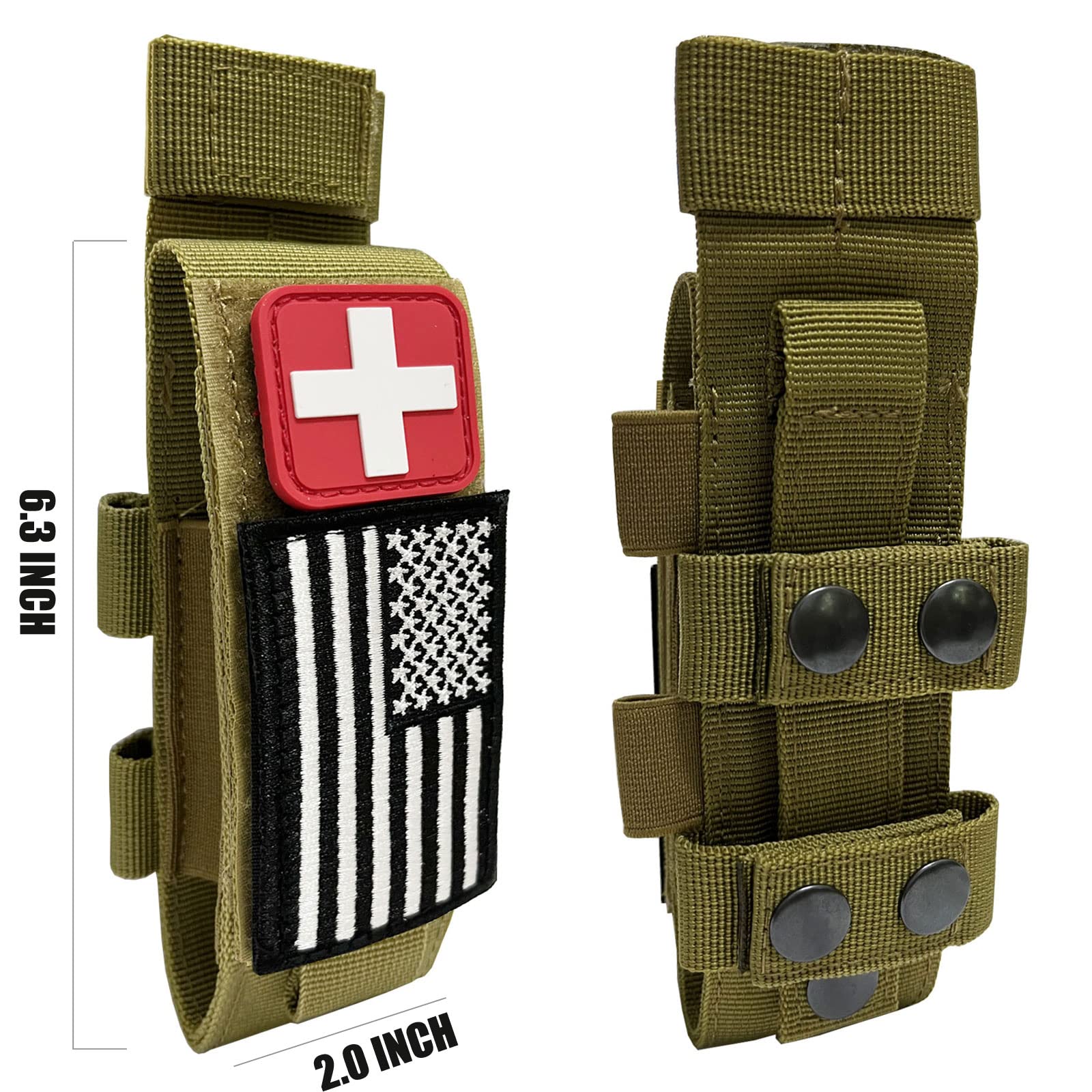 Molle Laser Cut Tourniquet Halter - Nylon TQ Tasche Für Rettungsdienst & Outdoor