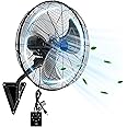 Bestronair Wall Mount Fan Oscillating,Industrial Heavy Duty Metal 3 Speed Fan,20 Inch High Velocity Adjustable Tilt,Use for Garage, Shop,Warehouse, Patio, Factory and Homes.