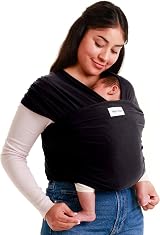 Sleepy Wrap Baby Carrier Newborn to Toddler Black 7-35 lbs 3-15 kg