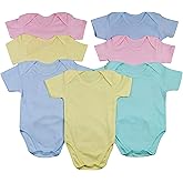ToBeInStyle Babys' 4 Pack Short Sleeve One-Piece Bodysuit