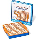 hand2mind Multiplication Practice Board, Math Facts, Ages 7+ | Elementary Math Manipulatives, Learning Toys, Number Centers for Classroom, Multiplication Table Learning Activities