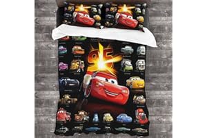 DAIGMENG Cartoon Bedding Sets Twin Duvet Cover 3 Piece Cute Bed Set for Boys Girls Kid with 1 + 2 Pillowcase,Bed Sheets